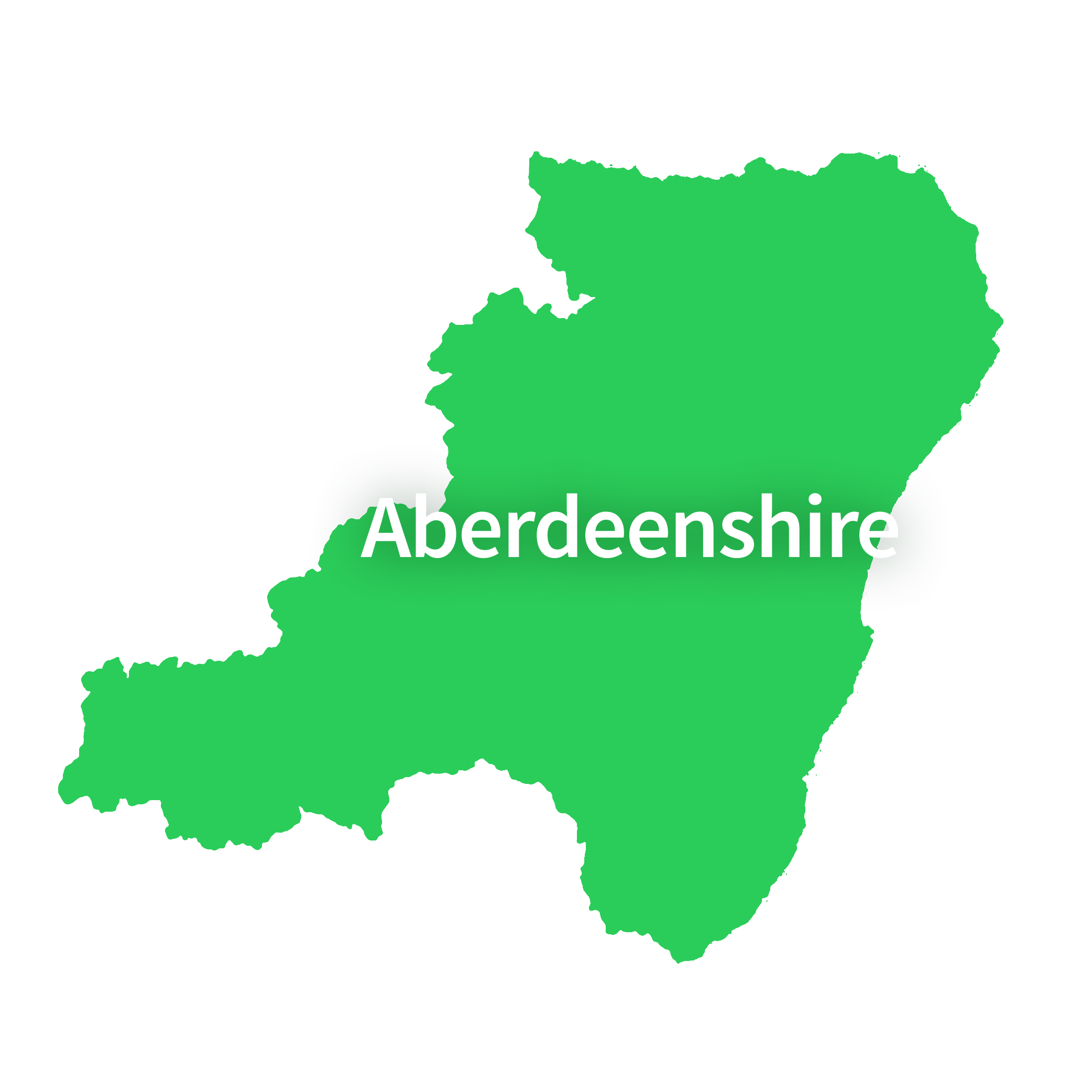Map of Aberdeenshire