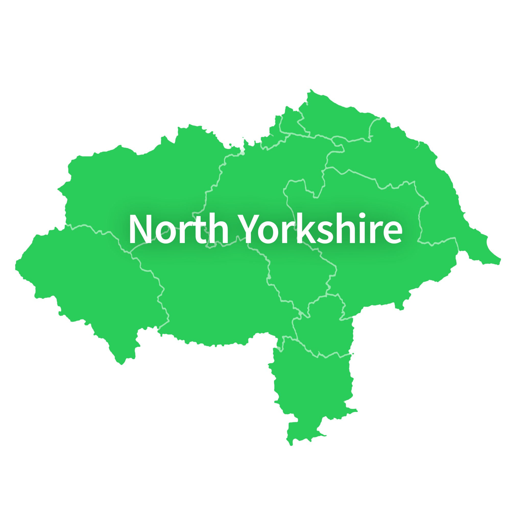 Map of North Yorkshire