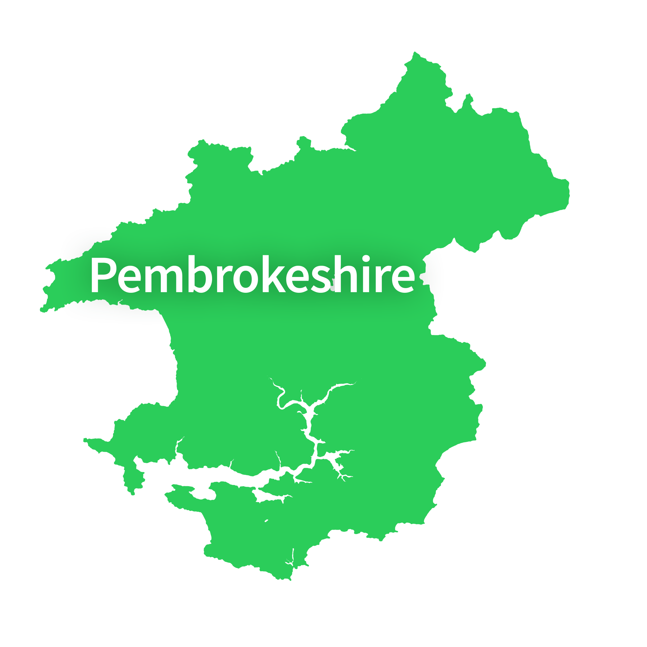 Map of Pembrokeshire