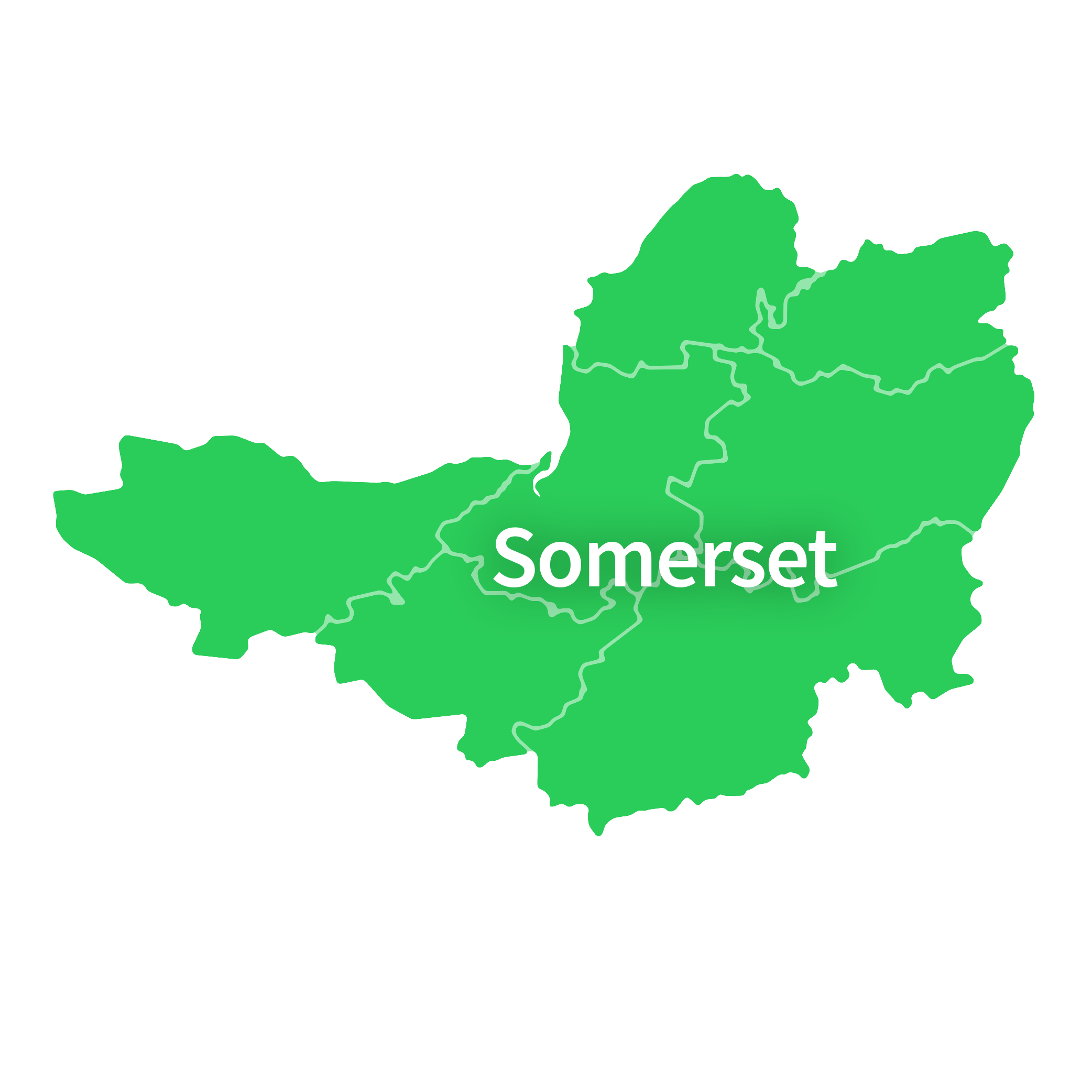 Map of Somerset