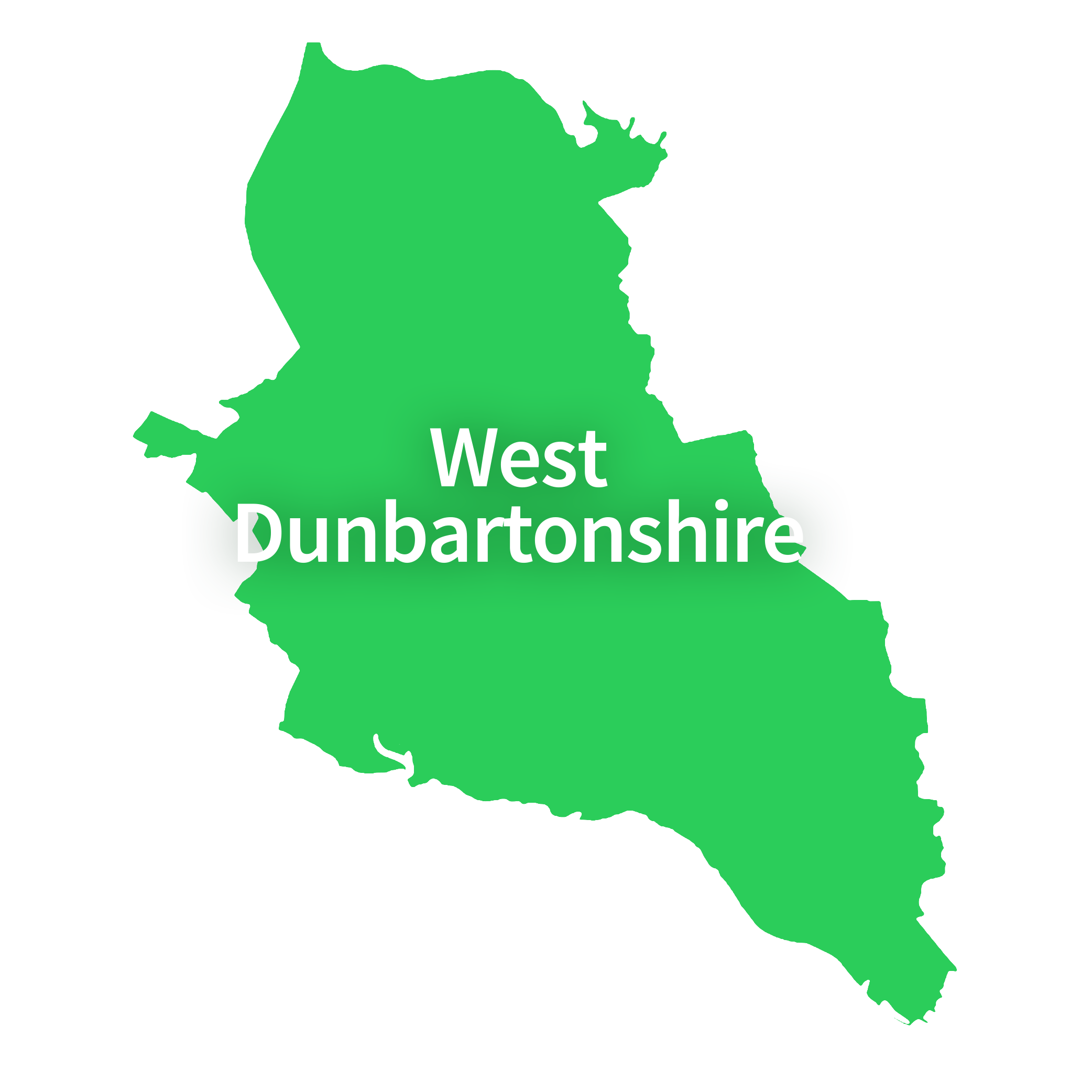 Map of West Dunbartonshire