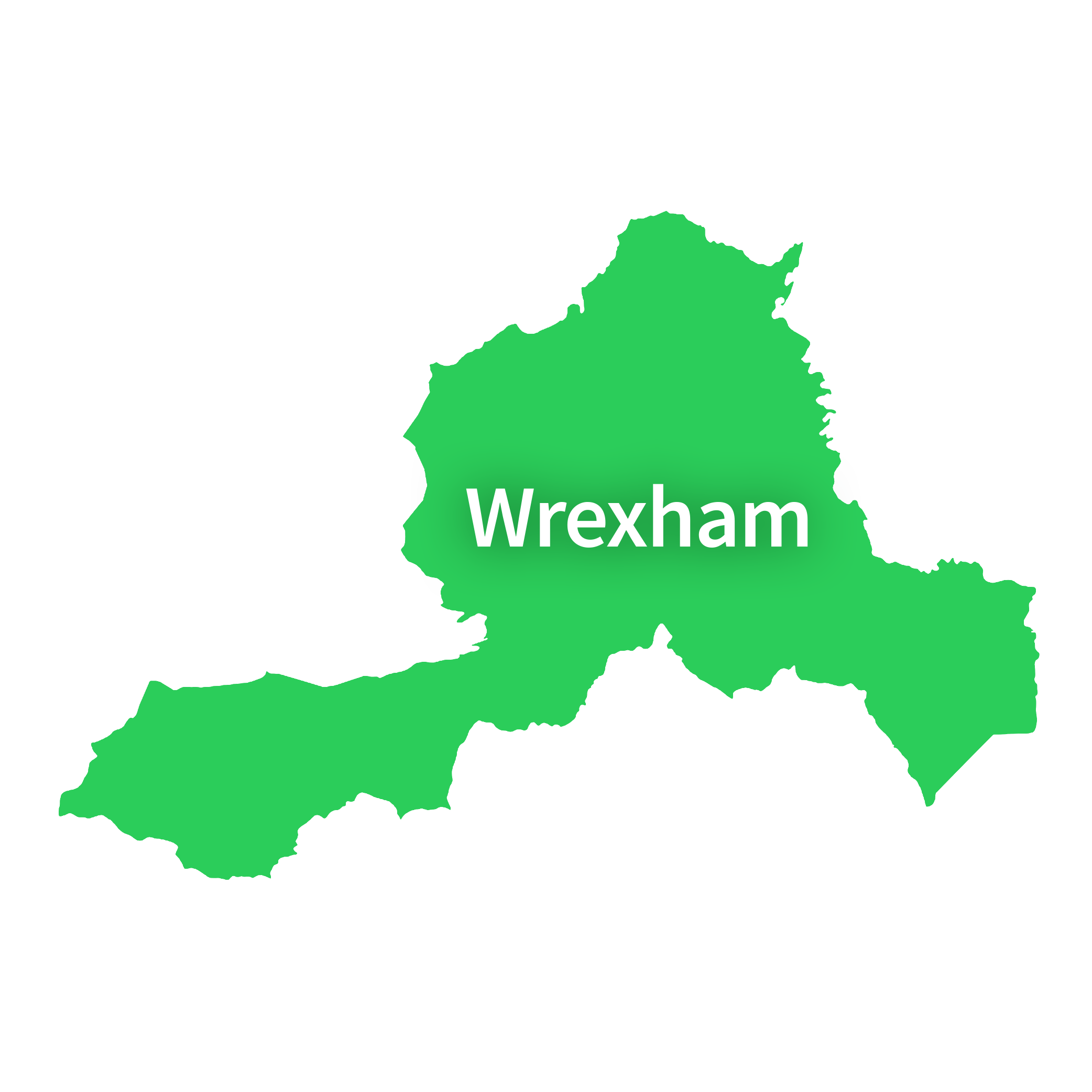 Map of Wrexham